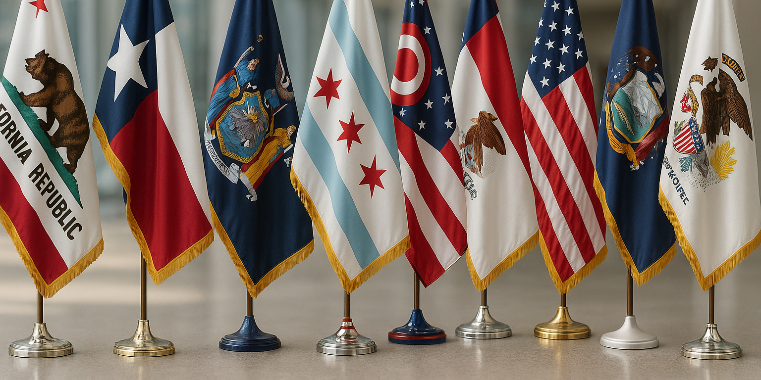 State and City Indoor Flags