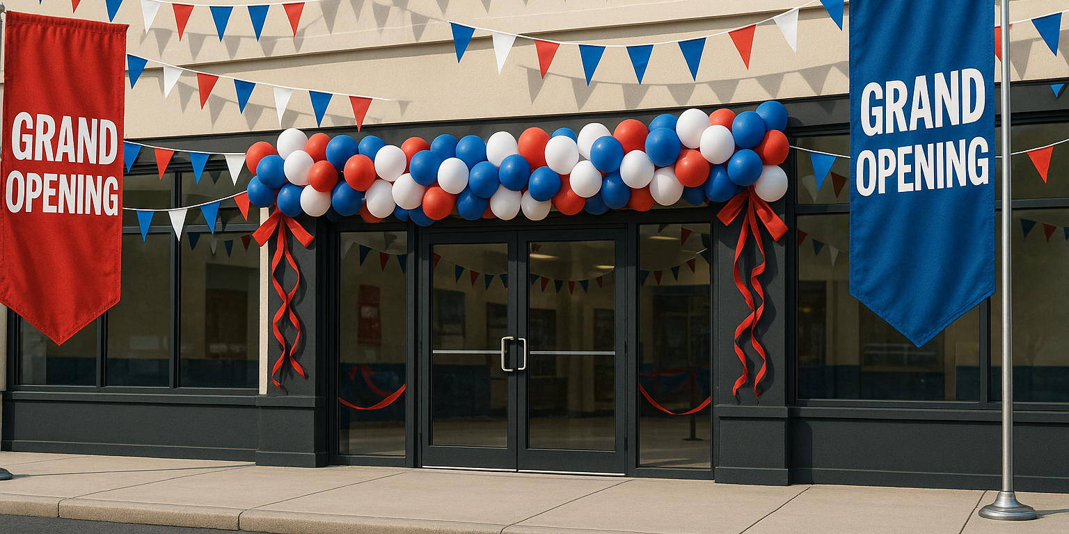 Grand Opening Flags