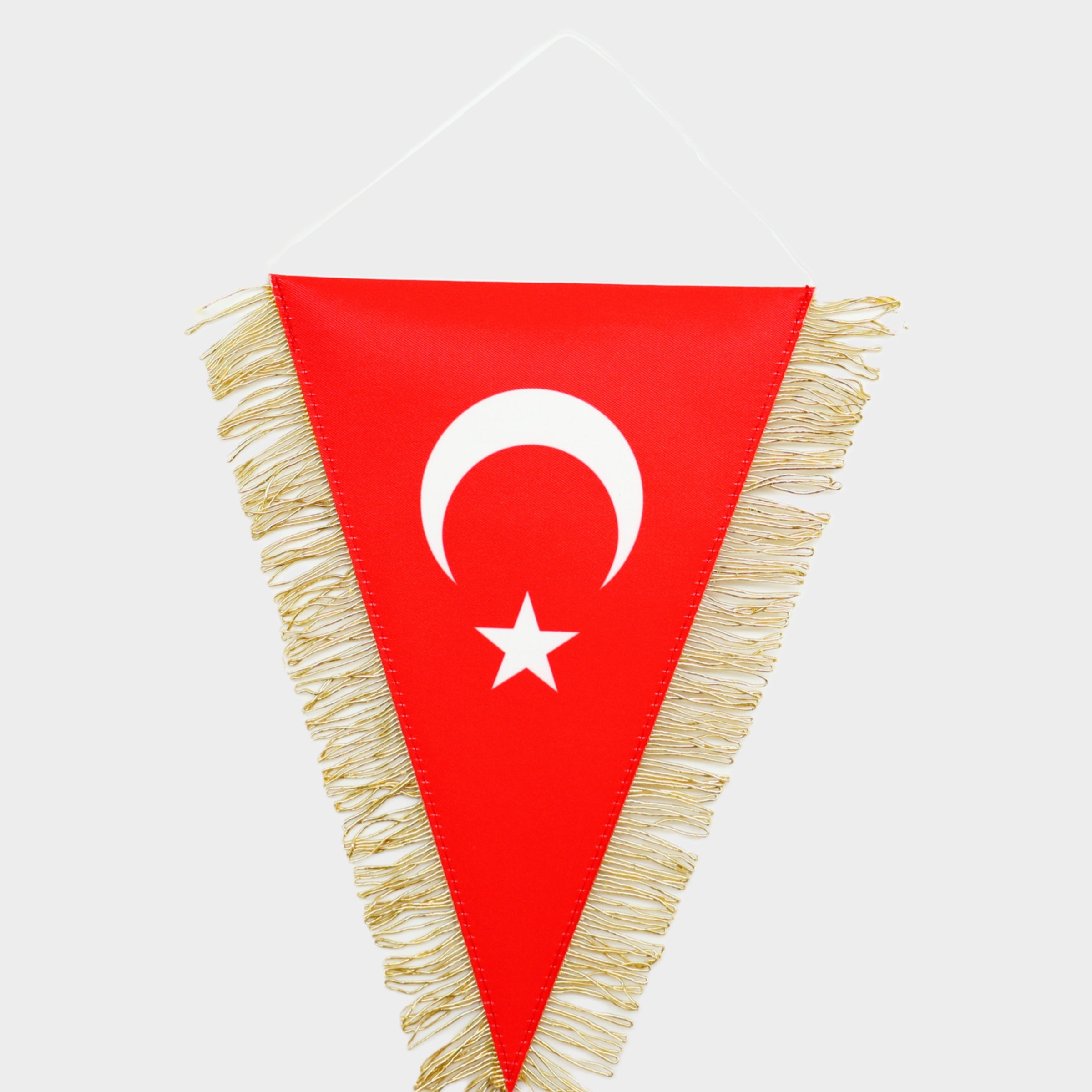 Türk Tören Flaması — altın saçaklı model (1)