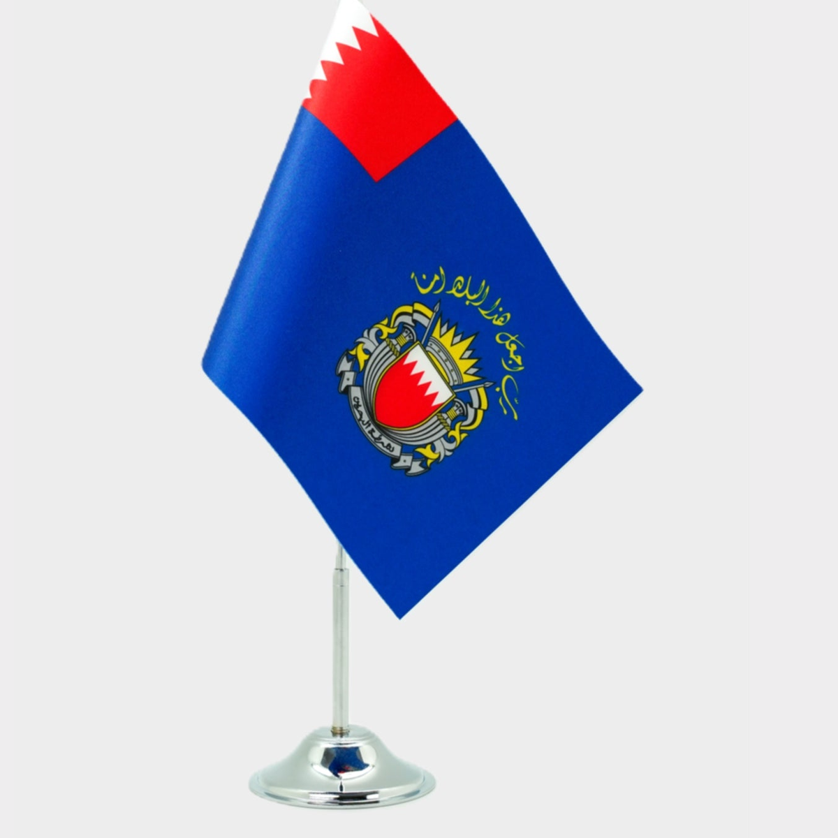 Plain Desk Flag without Pole — Satin 15×22.5 cm