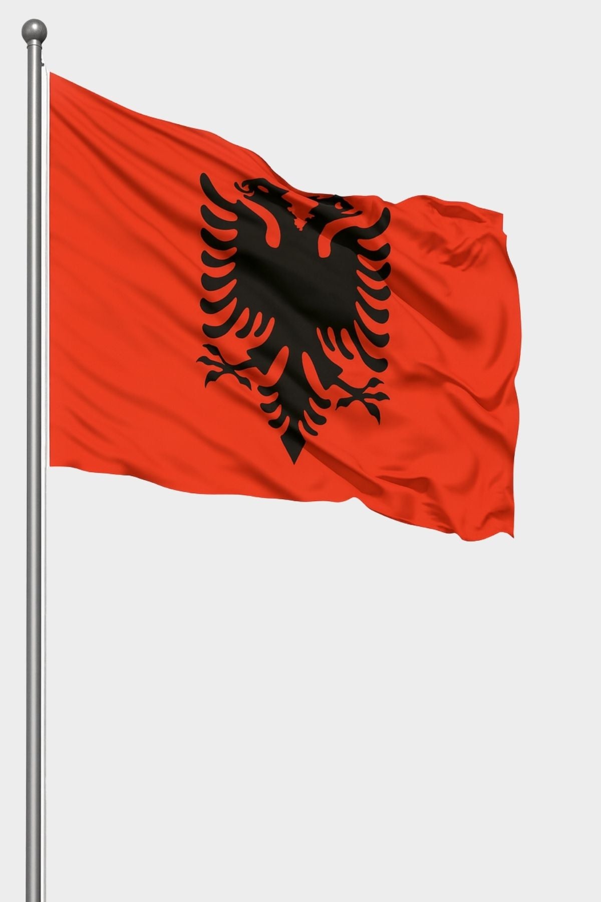 Albania Outdoor Flag — Raschel Knit