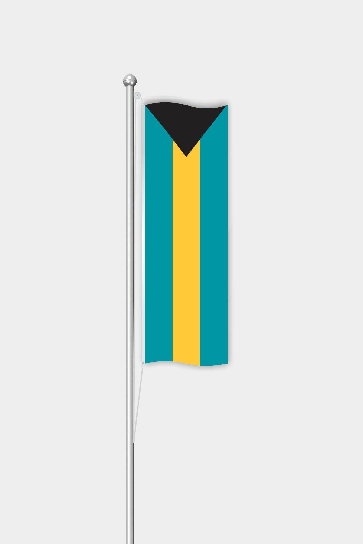 Outdoor Vertical Bahamas Flag — Polyester