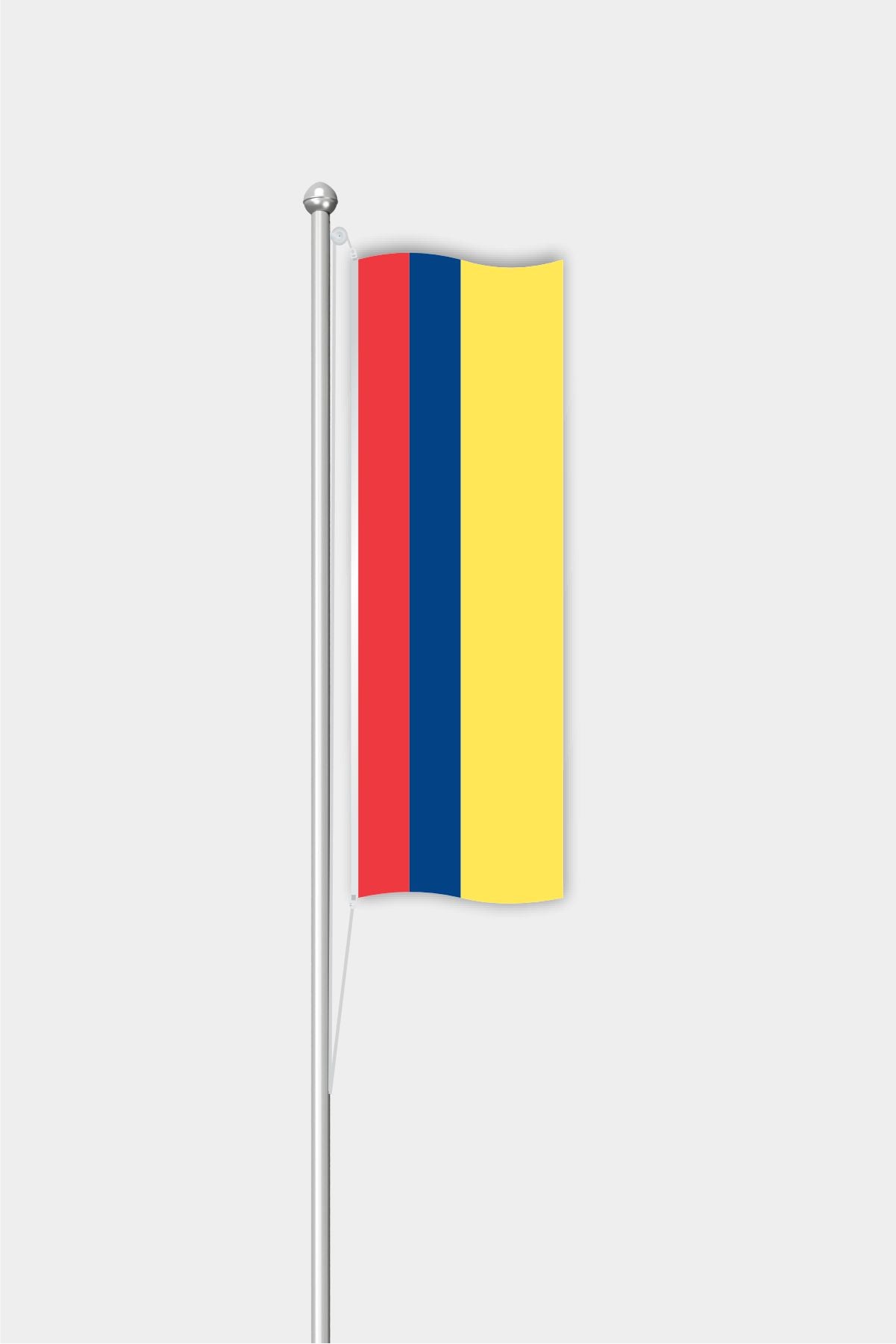 Outdoor Vertical Colombia Flag — Polyester