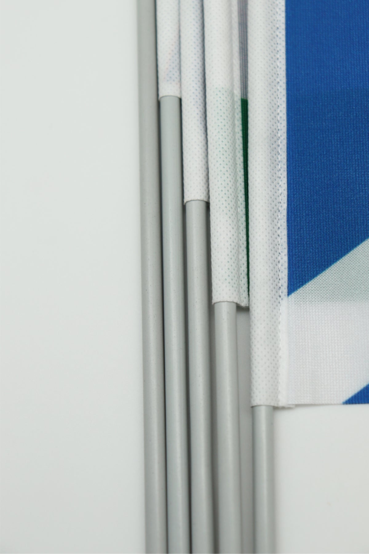DR Congo handheld flag on stick - durable polyester country flag for events and parades