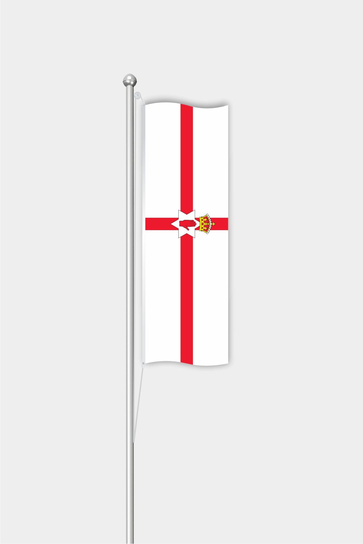 Outdoor Vertical Northern Ireland Flag — Polyester