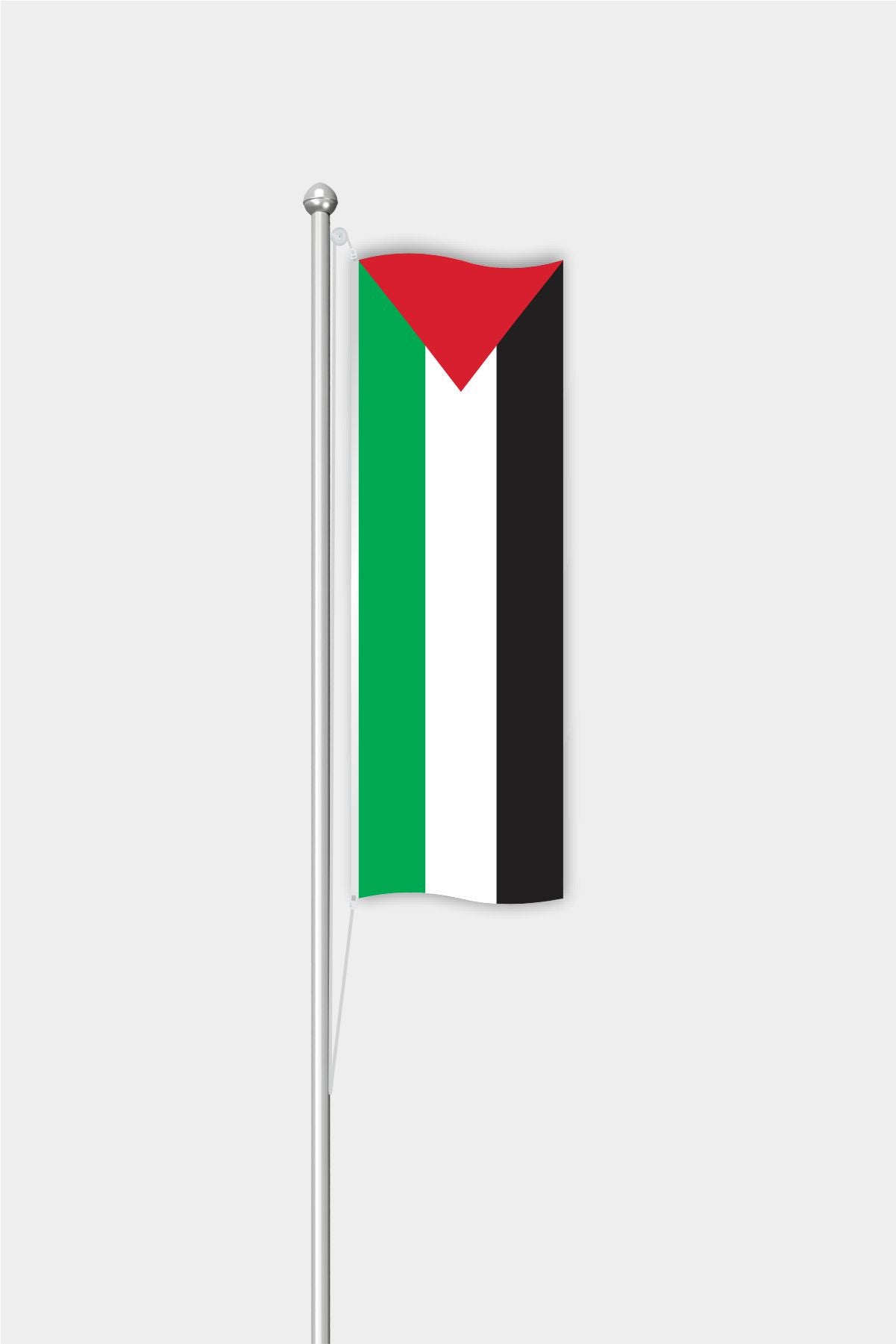 Outdoor Vertical Palestine Flag — Polyester