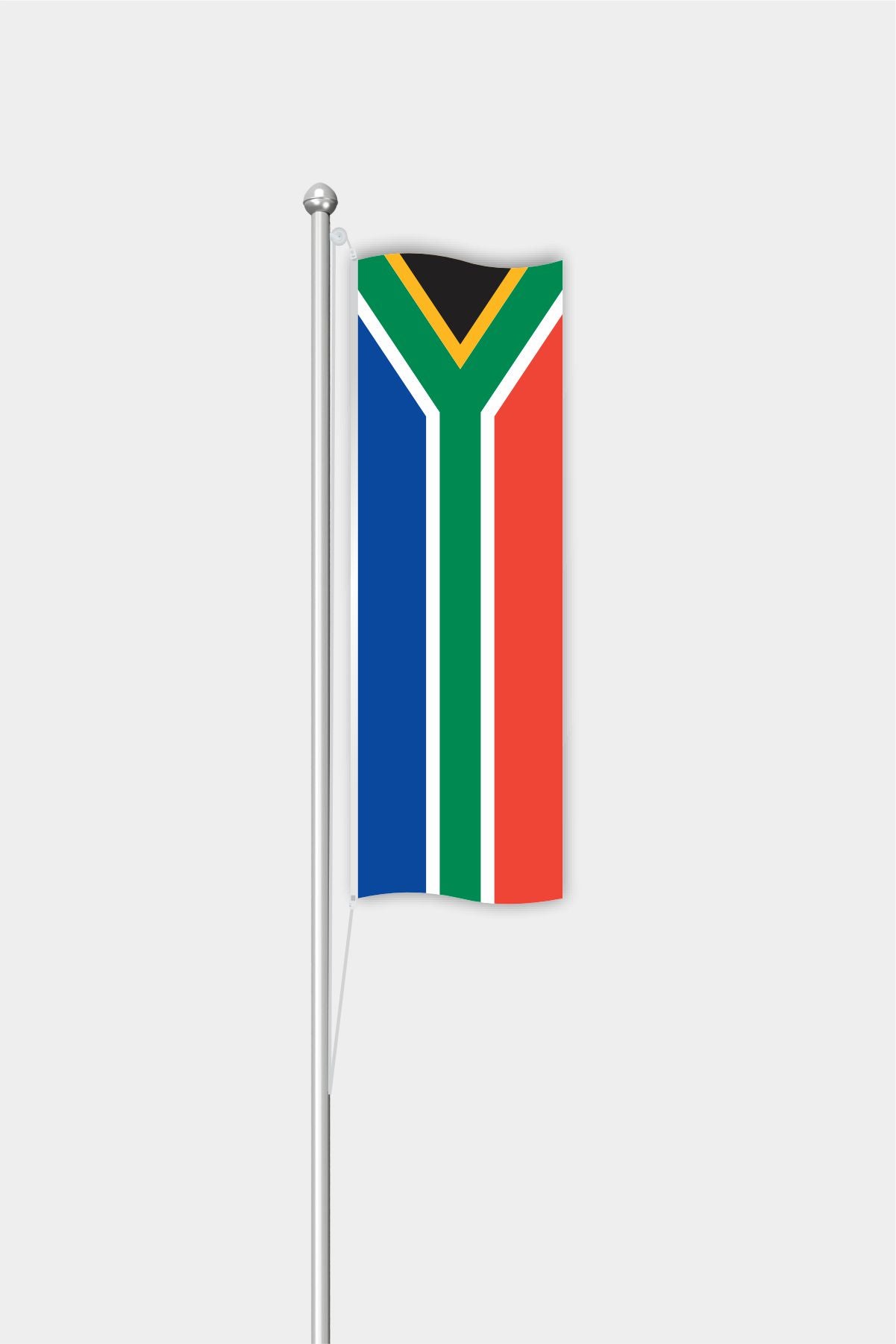 Outdoor Vertical South Africa Flag — Polyester