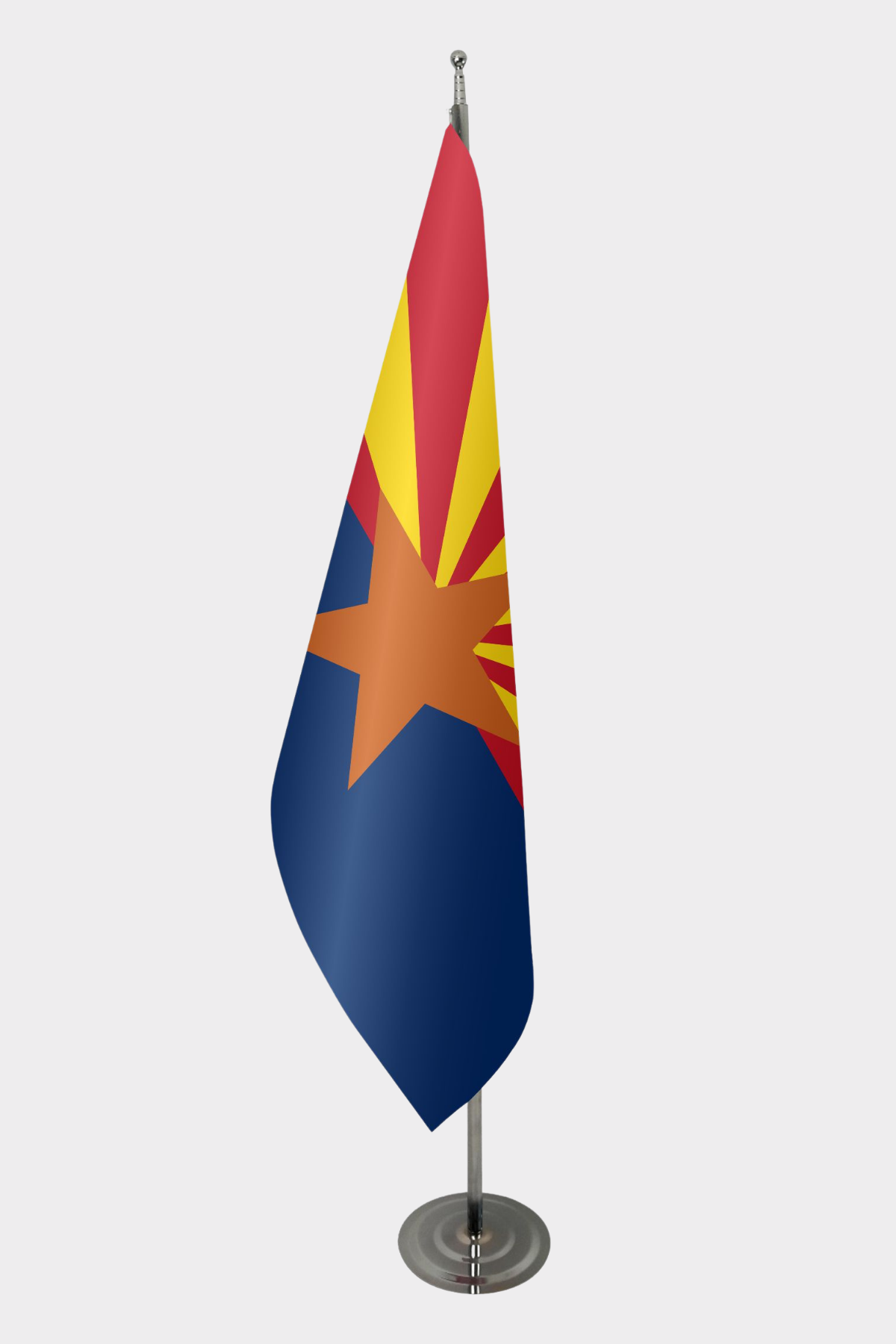 Arizona Indoor Flag — Double Satin