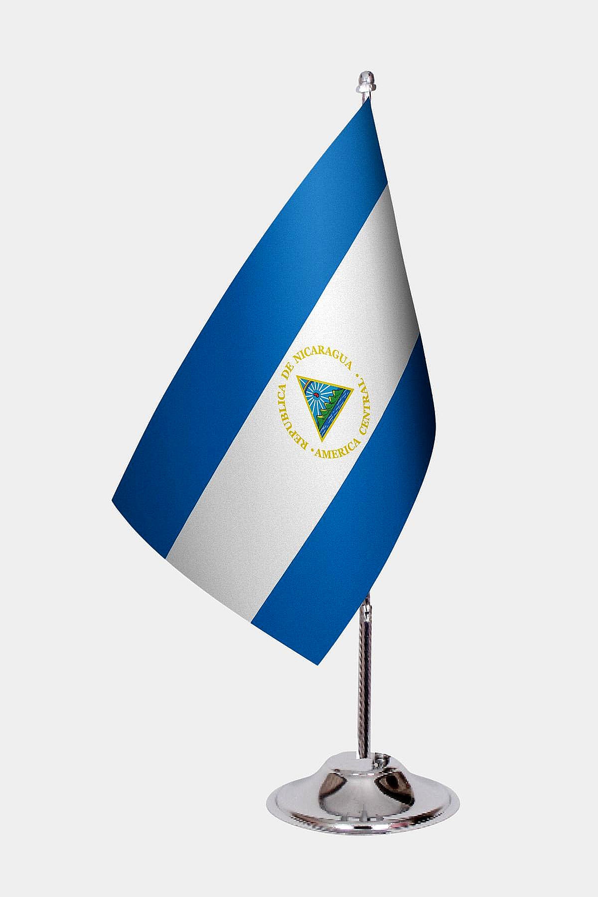 Nicaragua Desk Flags
