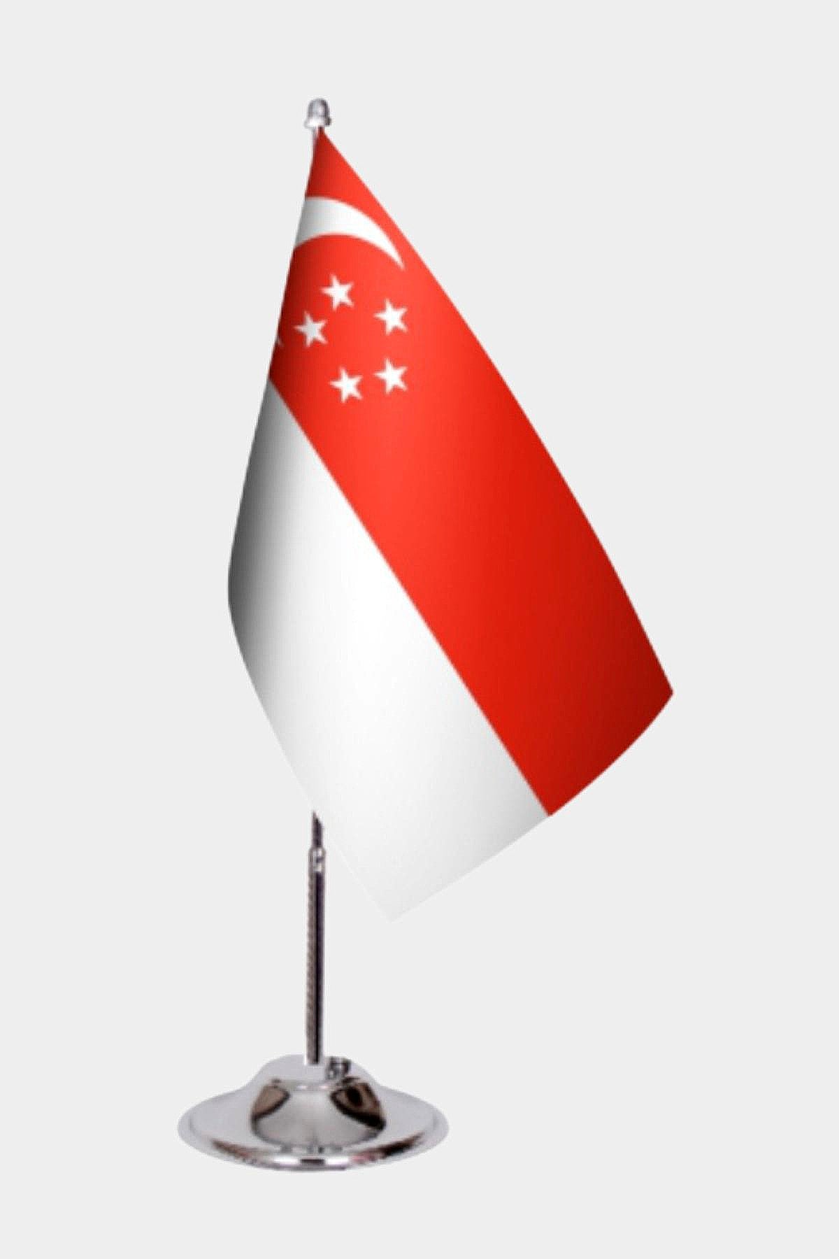 Singapore Desk Flags