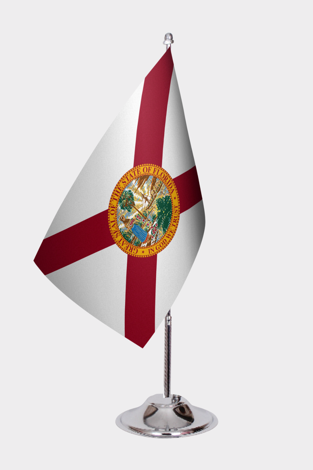 Florida State Desk Flags — Full View