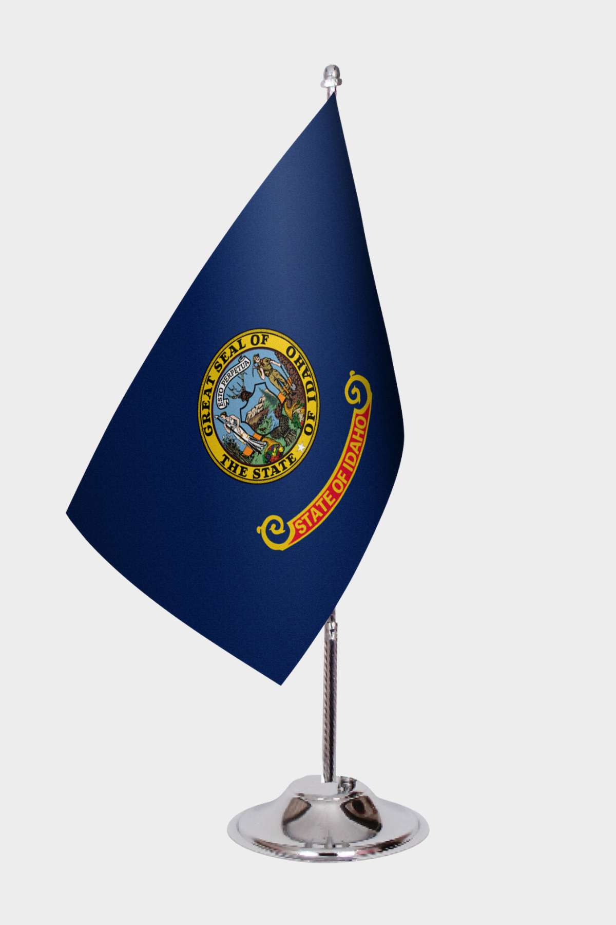 Idaho State Desk Flags — Full View