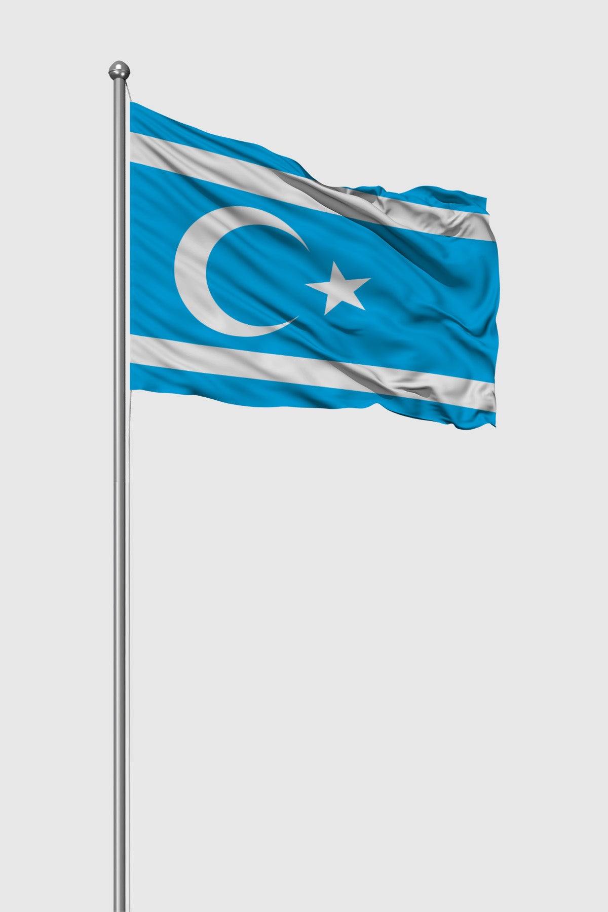 Iraqi Turkmen Outdoor Flag — Raschel Knit