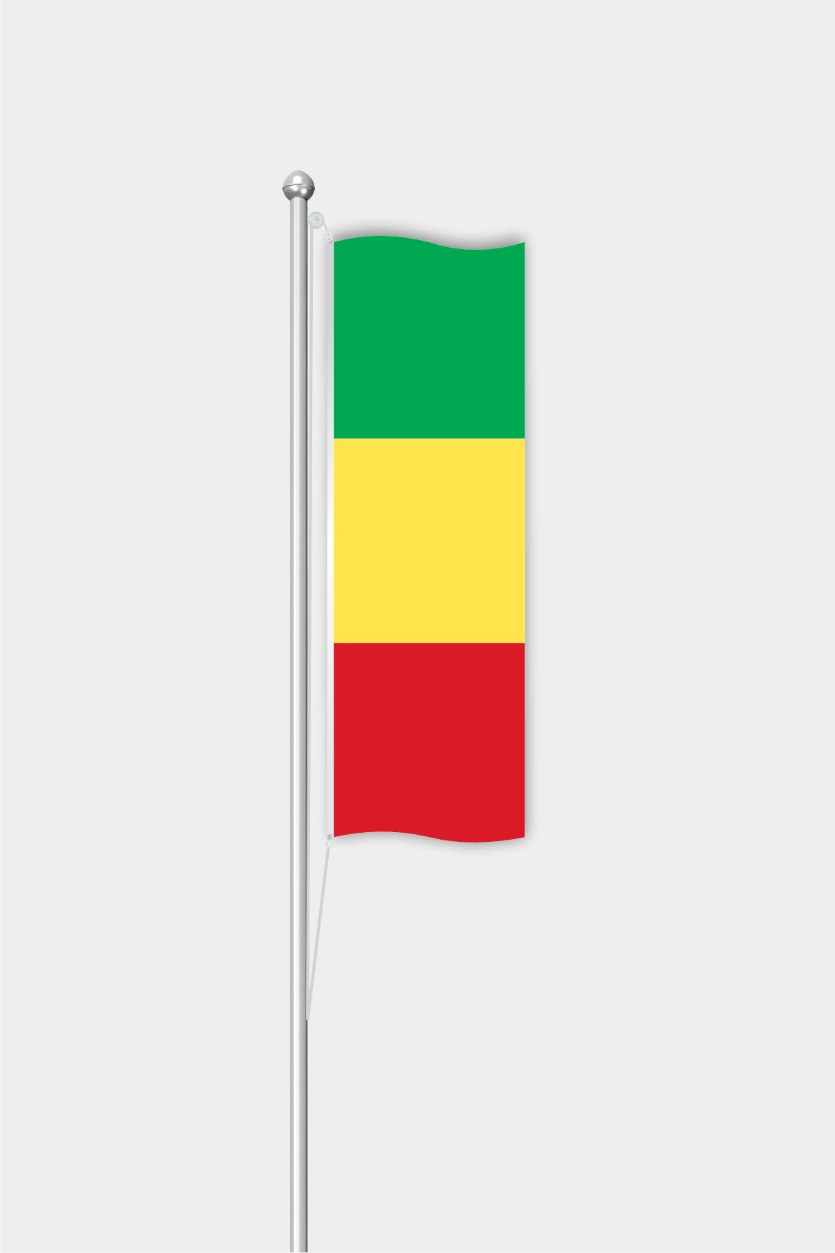 Outdoor Vertical Mali Flag — Polyester