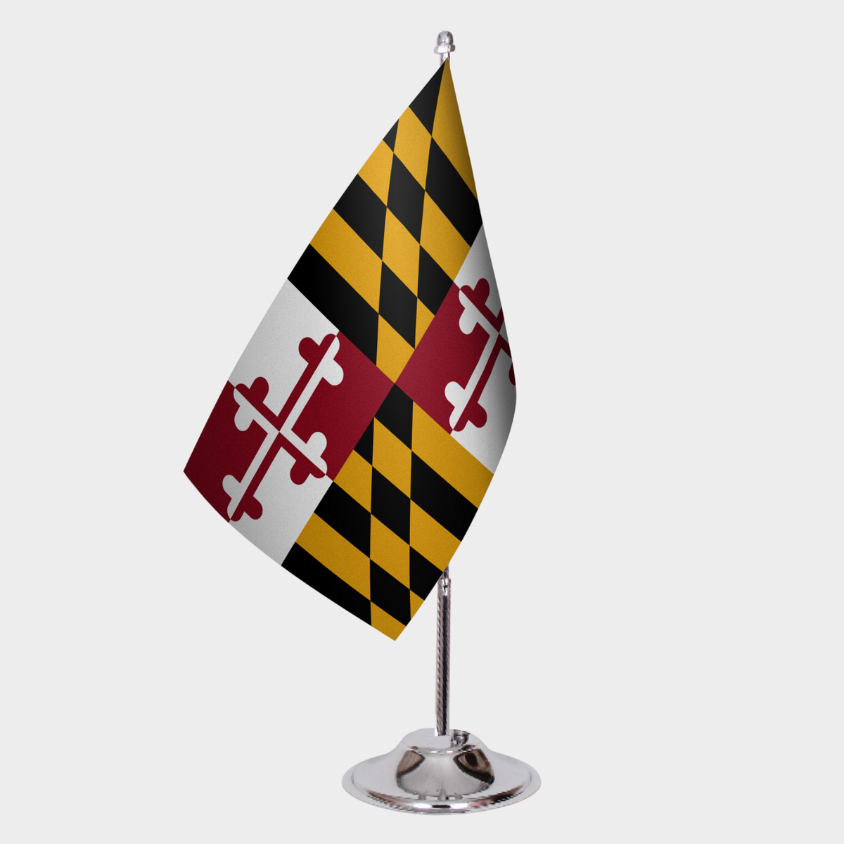 Maryland State Desk Flags — Double Satin