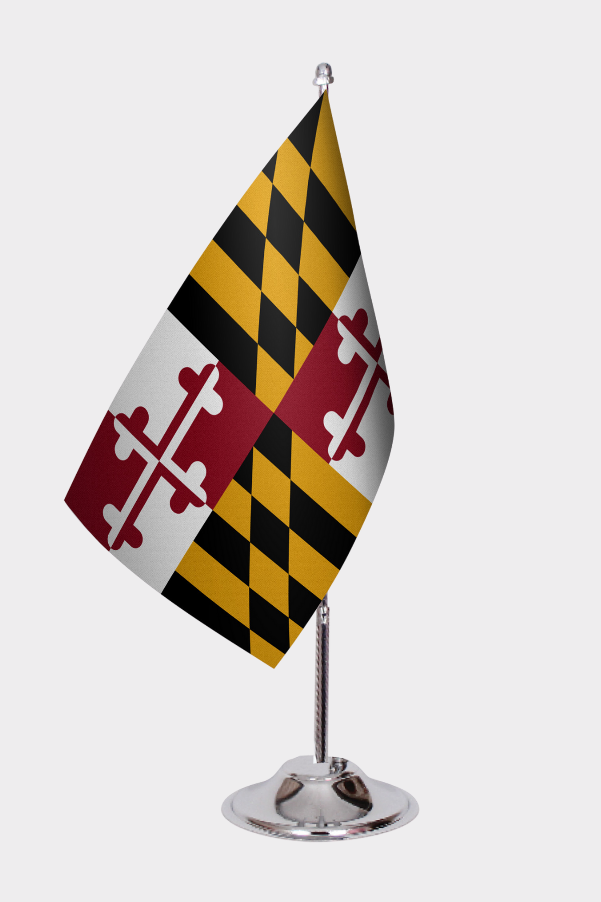 Maryland State Desk Flags — Full View