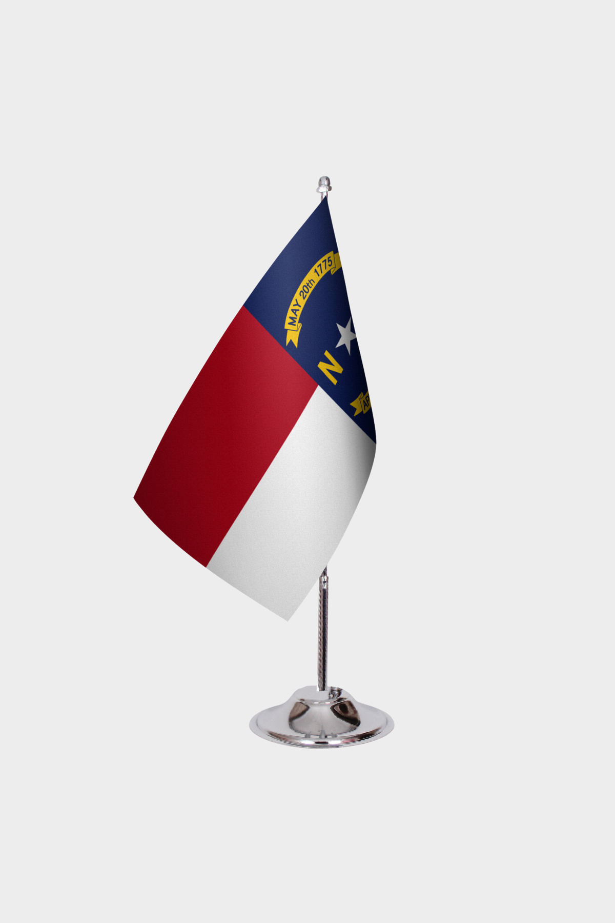 North Carolina State Desk Flags — Double Satin