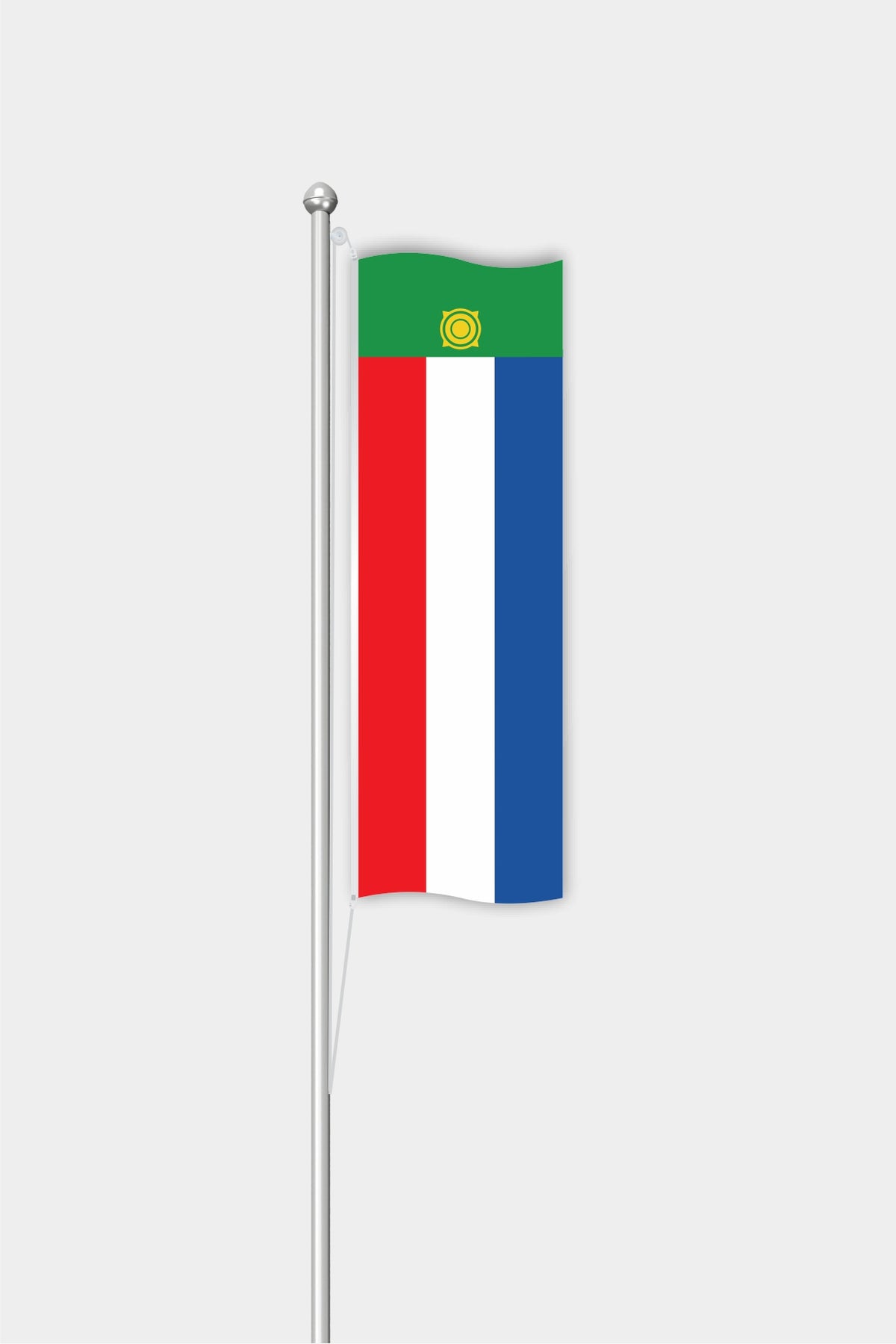 Outdoor Vertical Khakassia Flag — Polyester