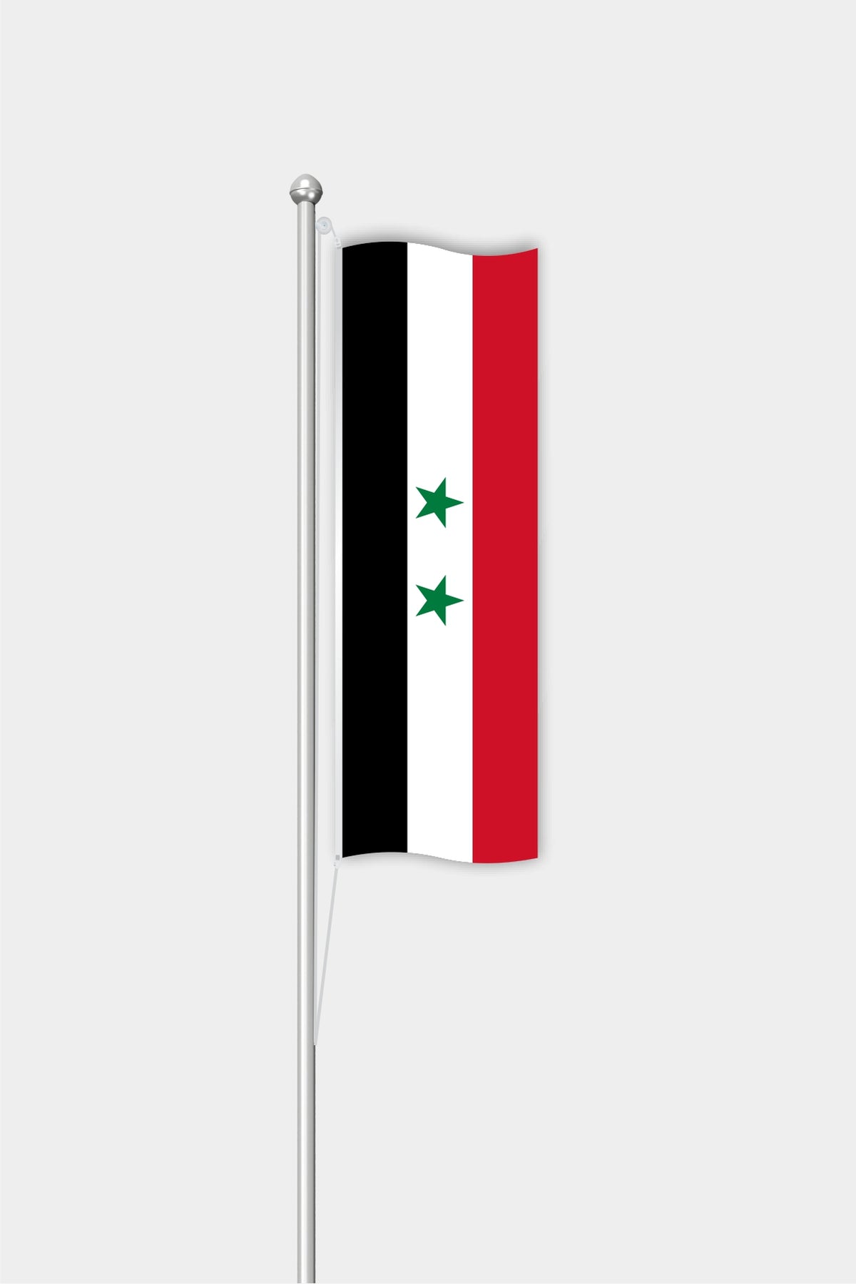 Outdoor Vertical Old Syria Flag — Polyester