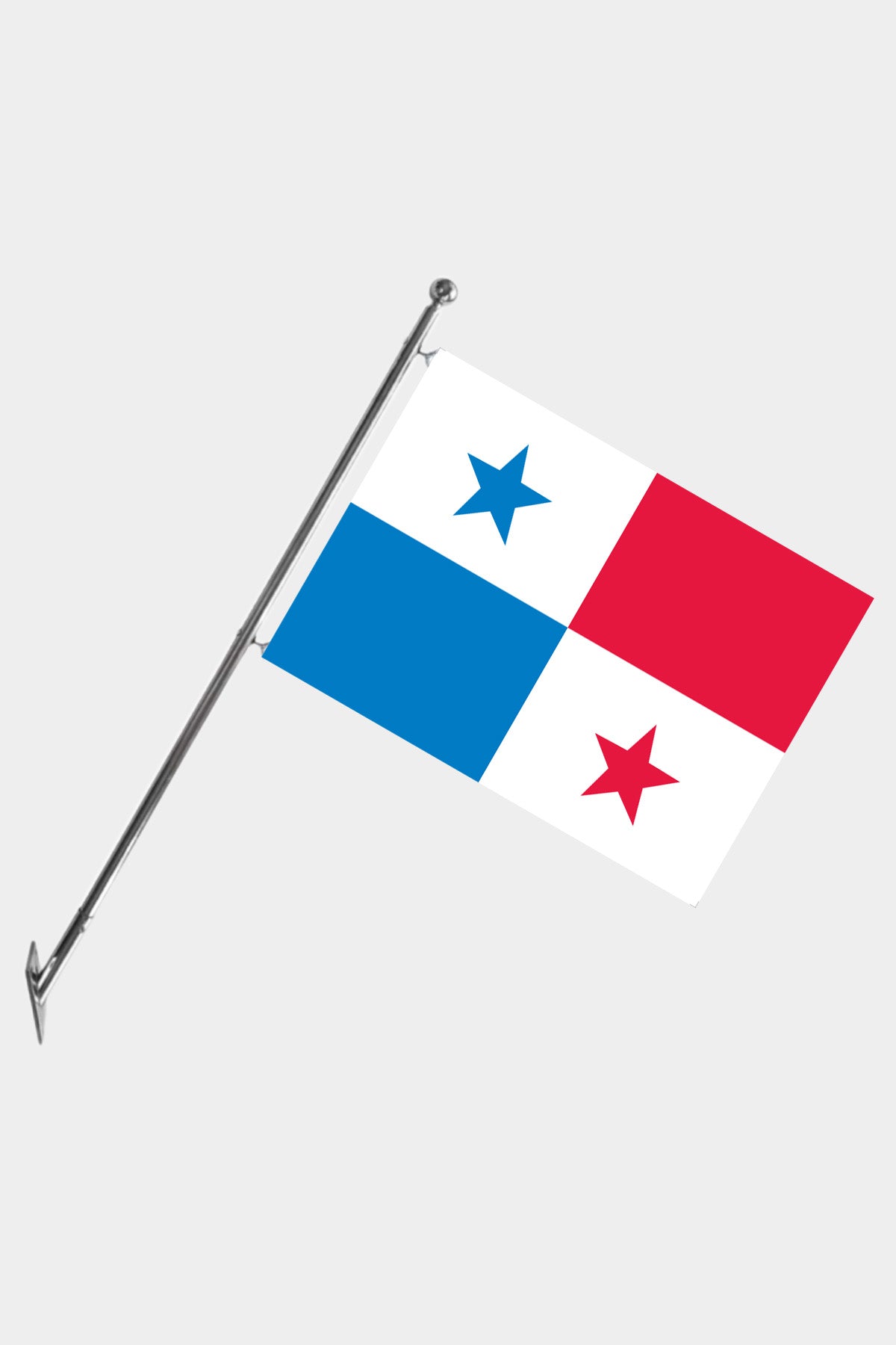 Panama Wall-Mounted Telescopic Flagpole Set — Polyester