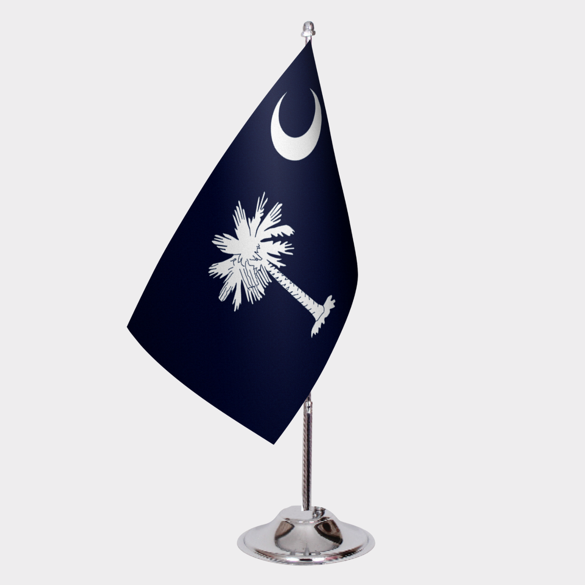 South Carolina State Desk Flags — Double Satin