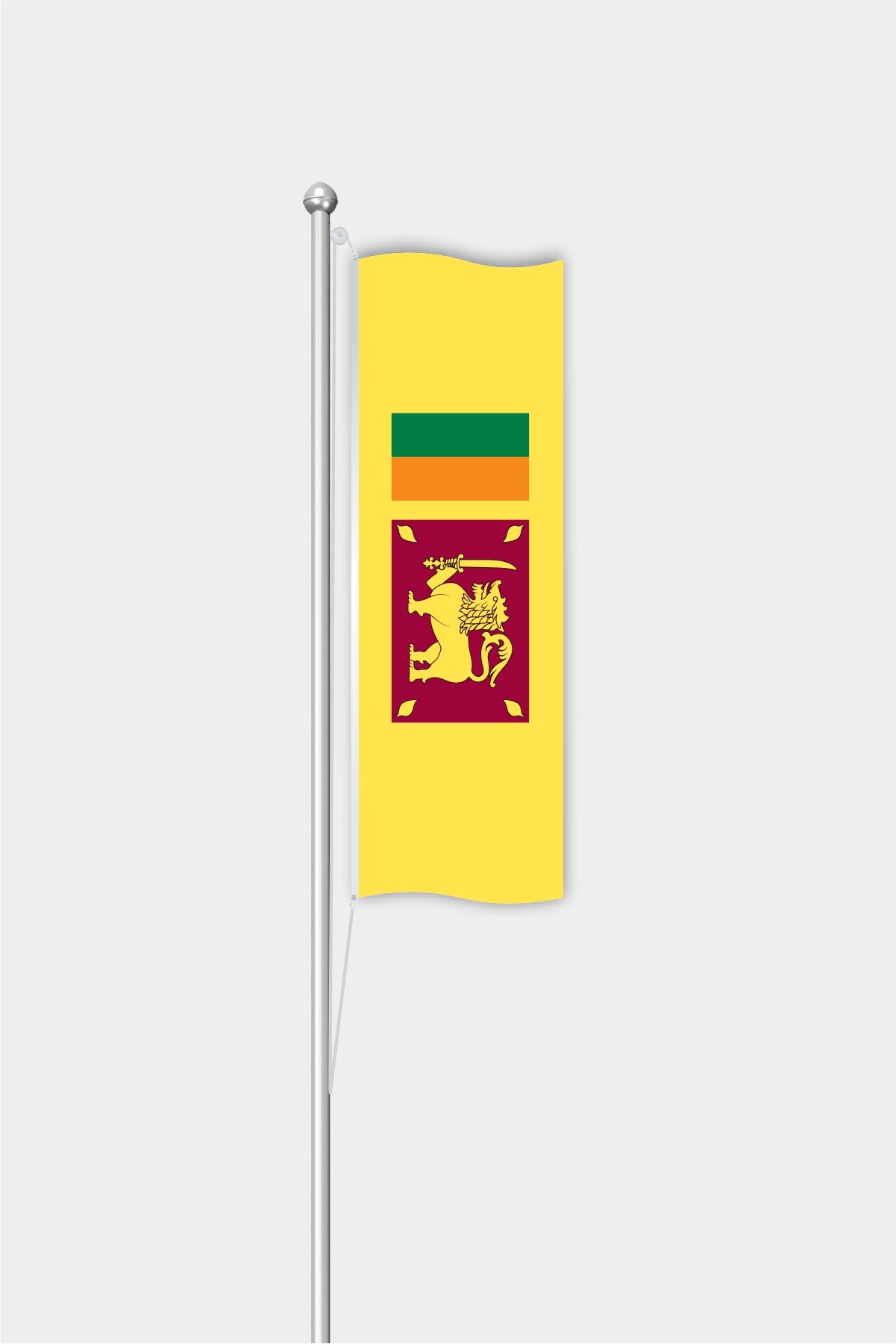 Outdoor Vertical Srilanka Flag — Polyester