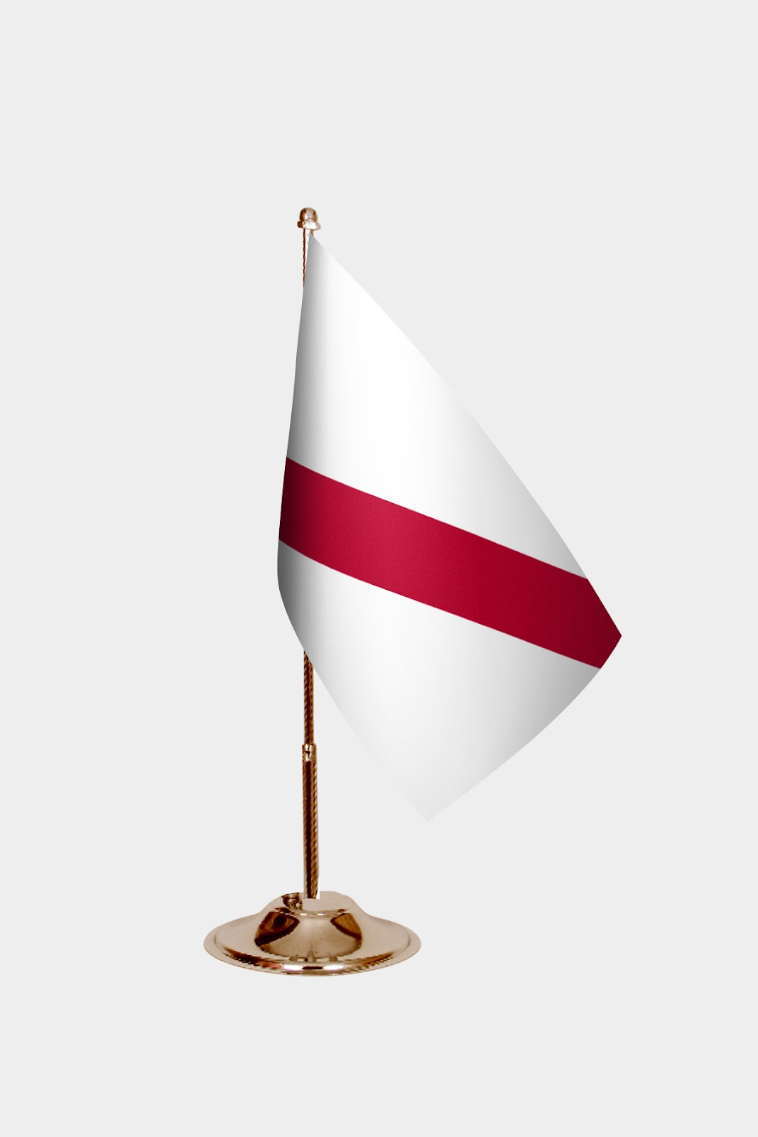 Namibia Gold Desk Flag - Premium Metal Stand