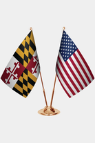 Maryland ve ABD Masa Bayrağı Seti