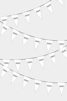 Afghanistan New Triangular Flag Bunting - 50 Meters Premium Pennant Flags for Party Decoration | Professional Quality Raschel Fabric