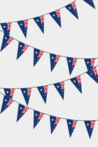 Australia Triangular Flag Bunting - 50 Meters Premium Pennant Flags for Party Decoration | Professional Quality Raschel Fabric