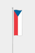 Outdoor Vertical Czech Republic Flag — Polyester