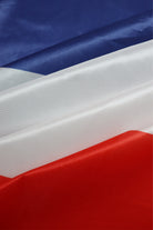 90 g Raschel knit fabric detail — outdoor pole flag