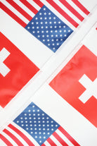 Rectangular Flag Bunting Detail - Heat-Cut Edges Quality View