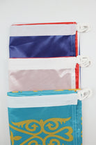 Plastic hook attachment detail — standard flagpole mounting