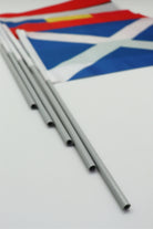 India handheld flag on stick - durable polyester country flag for events and parades