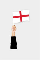 England handheld flag on stick - durable polyester country flag for events and parades