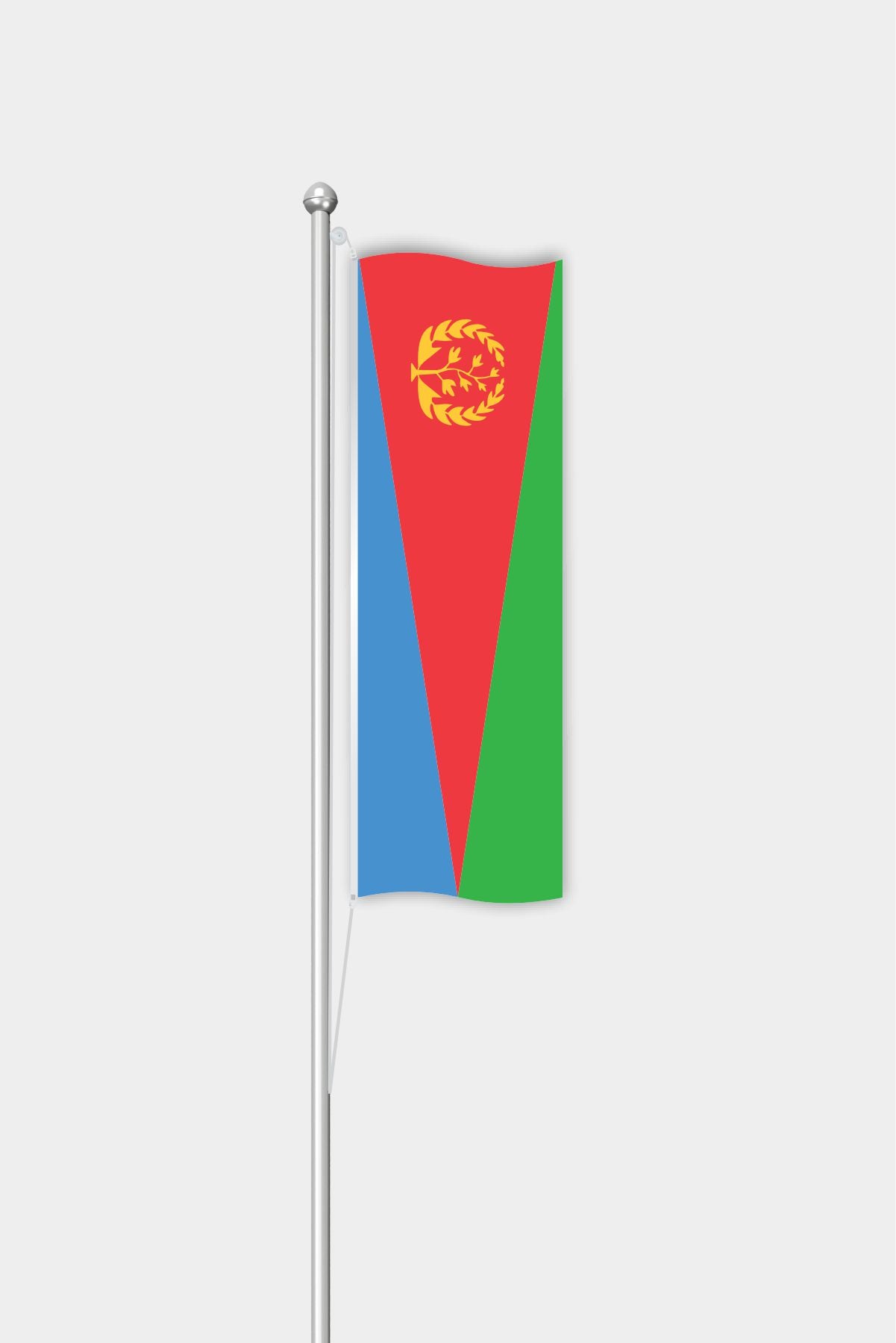 Outdoor Vertical Eritrea Flag — Polyester