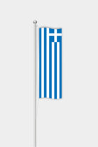 Outdoor Vertical Greece Flag — Polyester