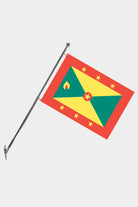 Grenada Wall-Mounted Telescopic Flagpole Set — Polyester