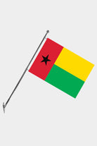 Guinea-Bissau Wall-Mounted Telescopic Flagpole Set — Polyester