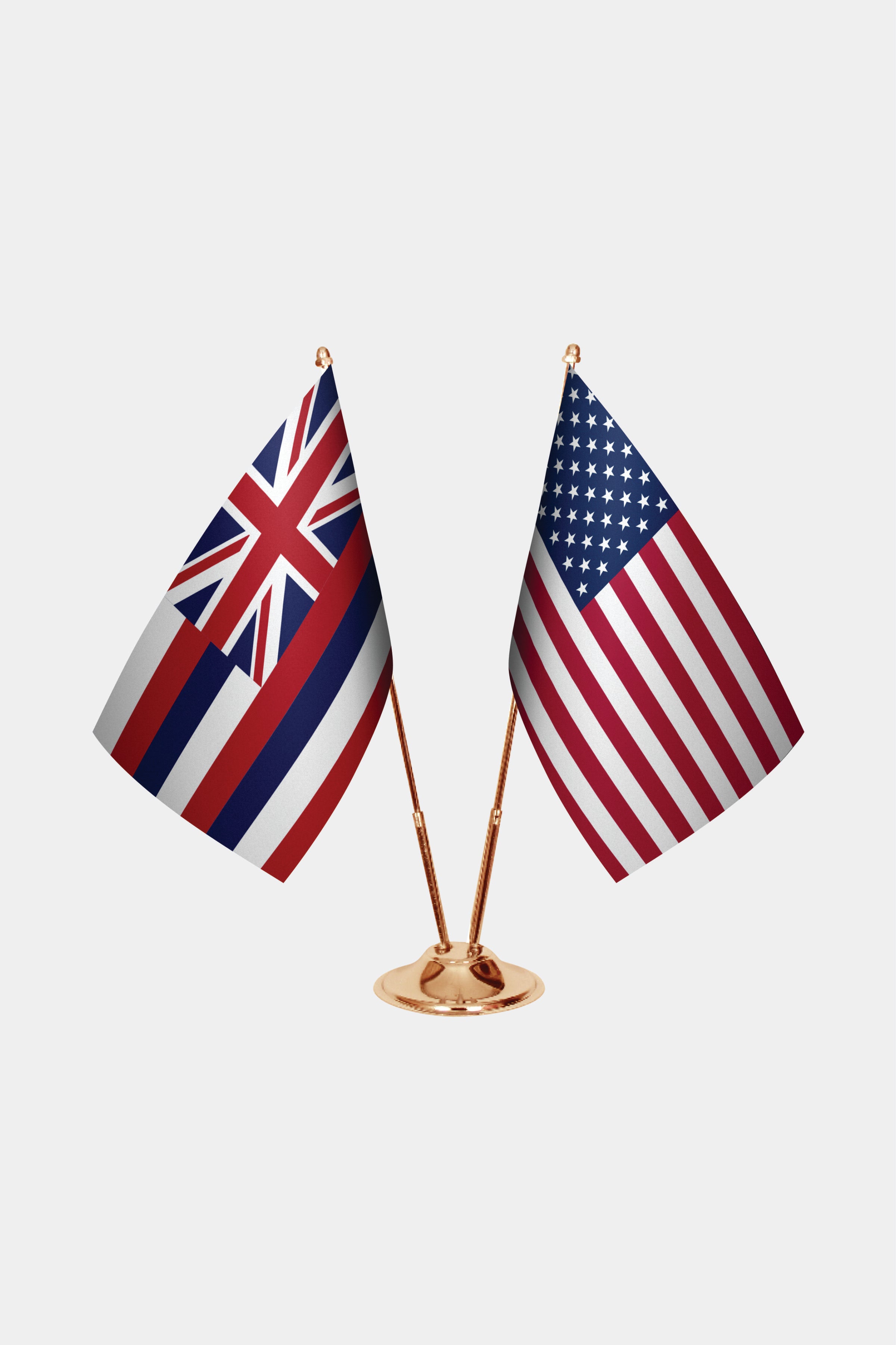 Hawaii ve ABD Masa Bayrağı Seti