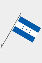 Honduras Wall-Mounted Telescopic Flagpole Set — Polyester