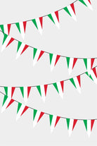 Hungary Triangular Flag Bunting - 50 Meters Premium Pennant Flags for Party Decoration | Professional Quality Raschel Fabric