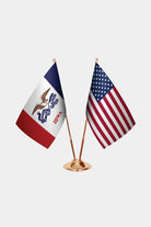Iowa Gold Desk Flag