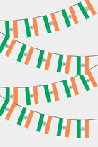 India Rectangular Flag Bunting - 50 Meters Premium String Flags for Party Decoration | Professional Quality Raschel Fabric