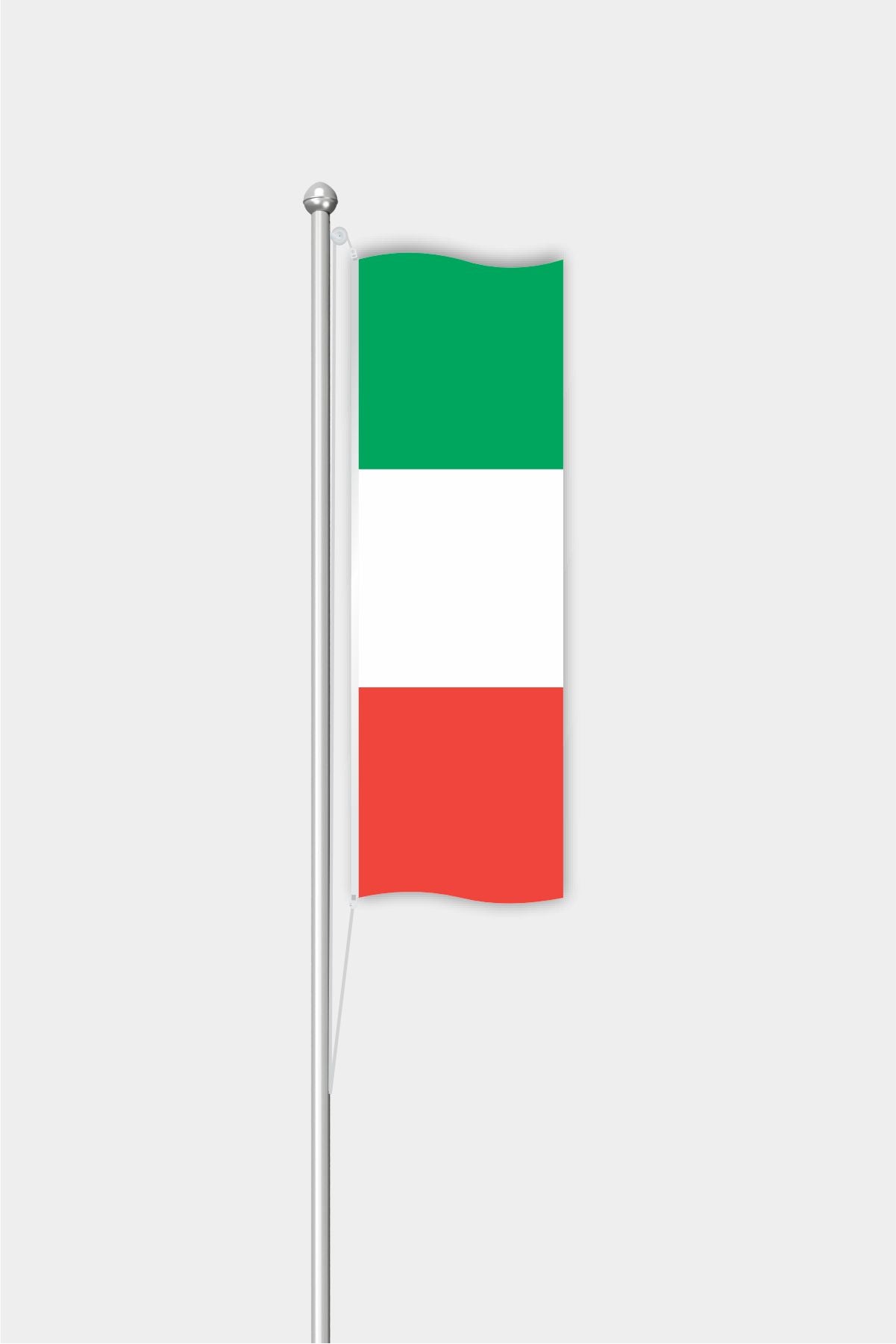 Outdoor Vertical Italy Flag — Polyester