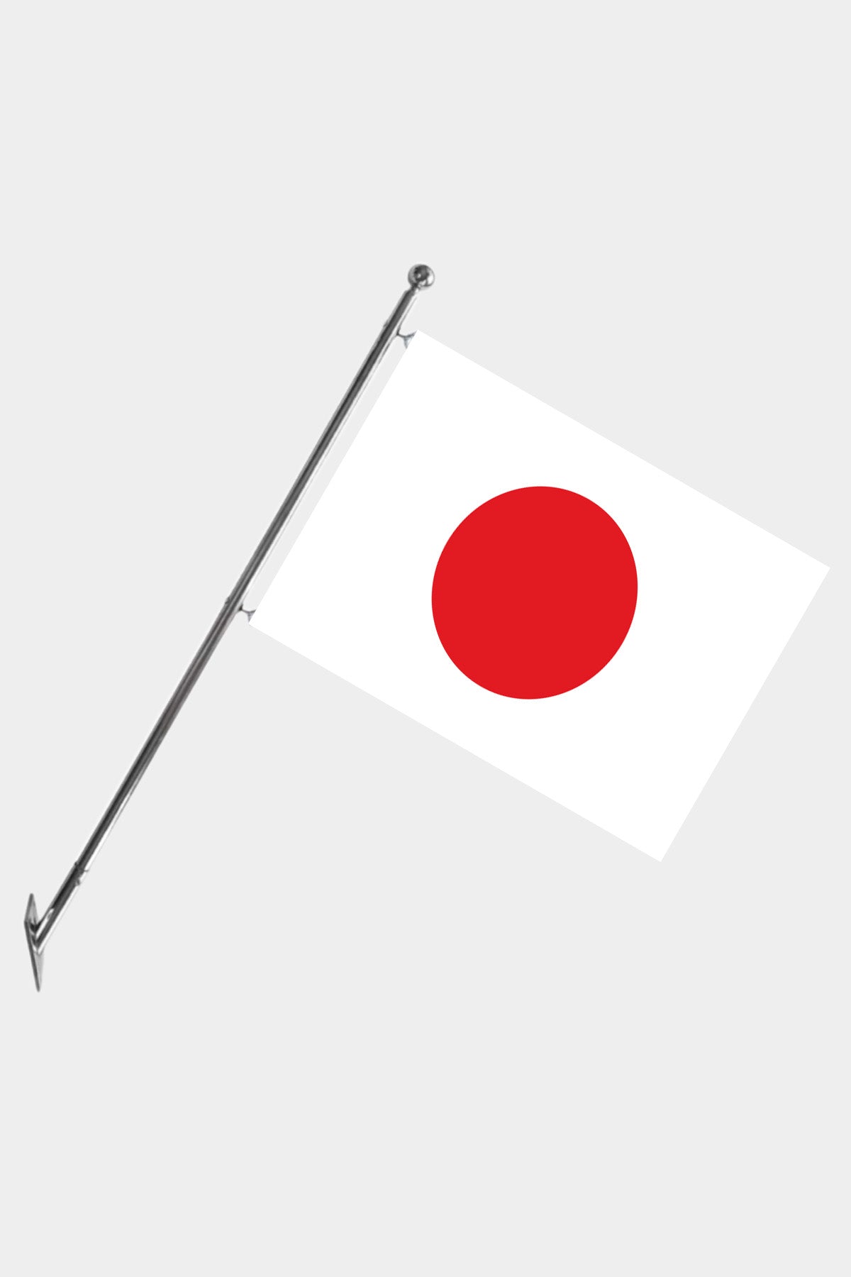 Japan Wall-Mounted Telescopic Flagpole Set — Polyester