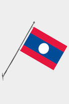 Laos Wall-Mounted Telescopic Flagpole Set — Polyester