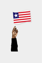 Liberia handheld flag on stick - durable polyester country flag for events and parades
