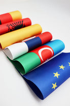 New Zealand Desk Flag - Premium Double-Layer Satin with Chrome L-Shaped Stand | Professional Quality Country Desk Flag for Government Offices and Institutions